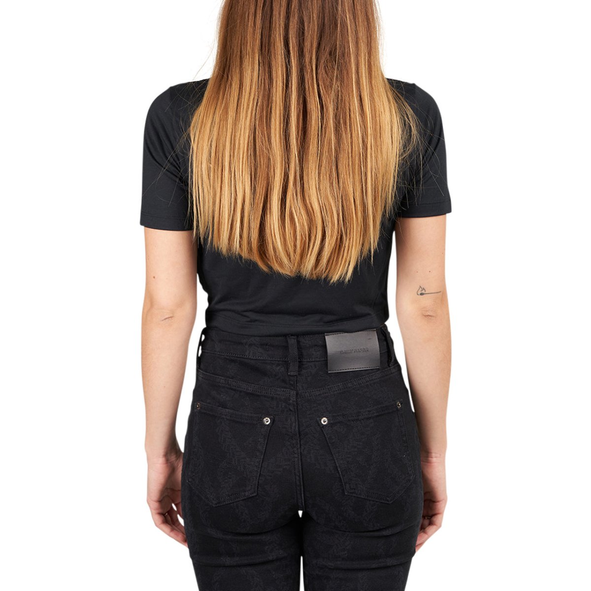 Nike W NSW ESSNTL TEE SLIM CRP (Schwarz) - Allike Store