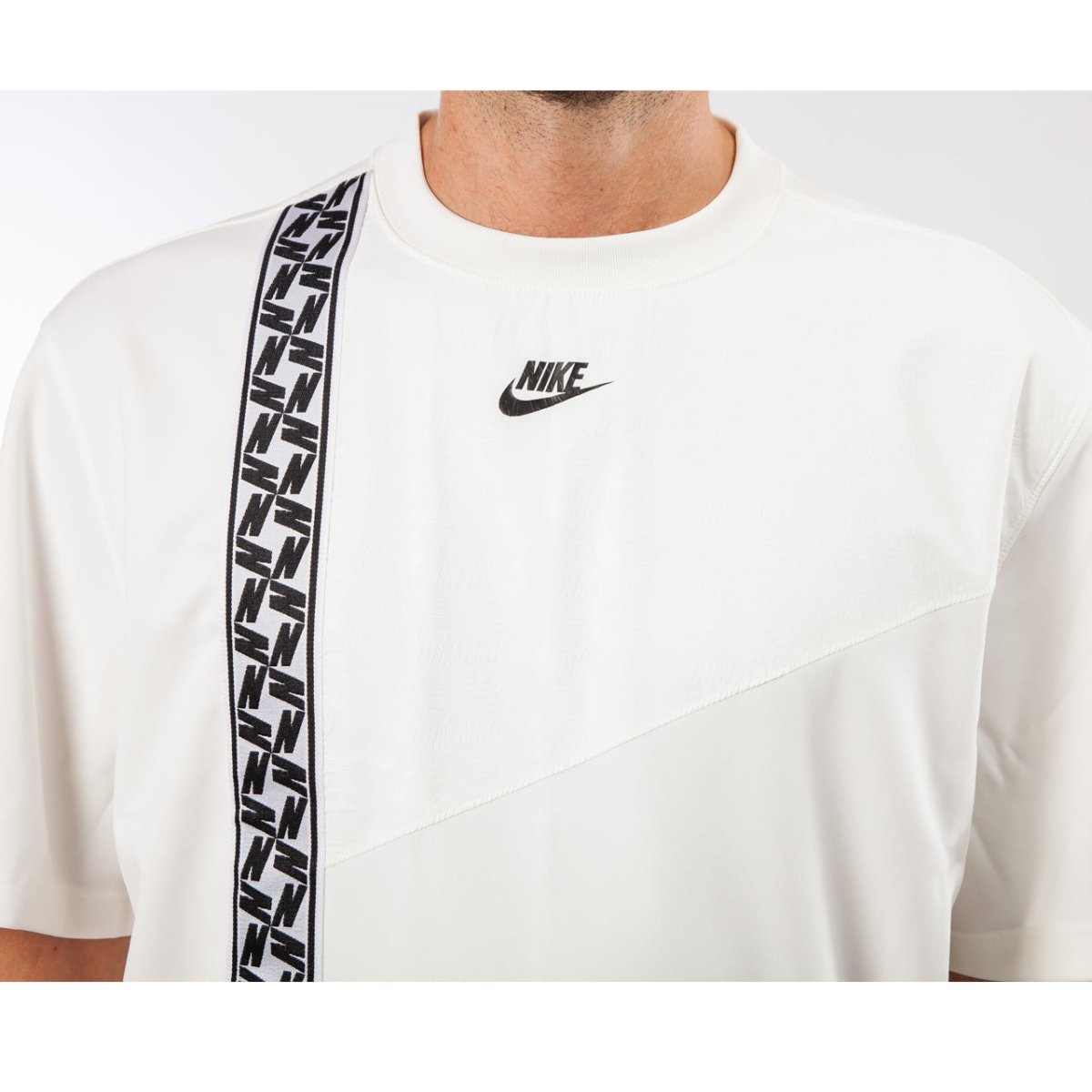 Nike Sportswear NSW Top Taped Poly T-Shirt (Beige) - Allike Store