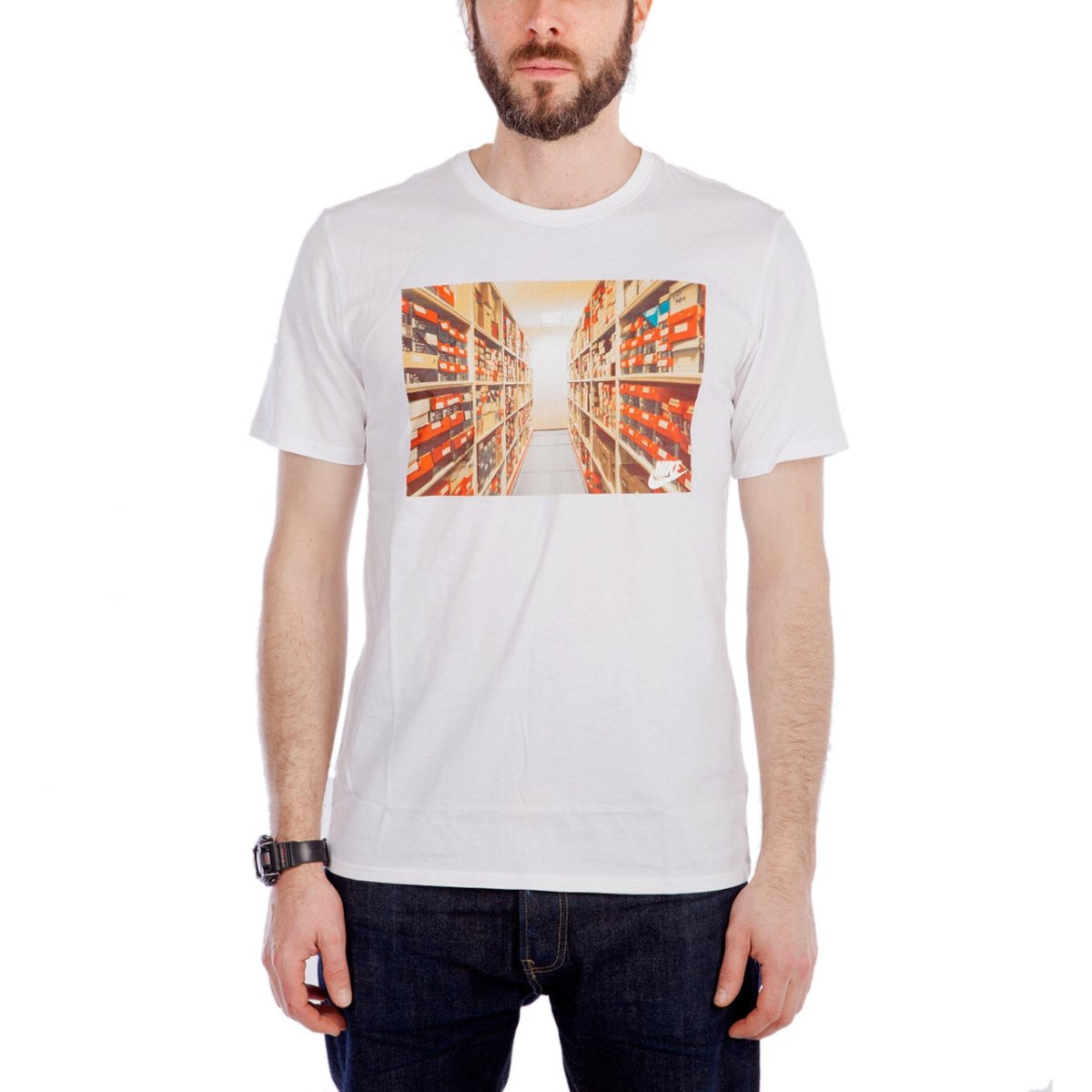 Nike Sportswear Photo T-Shirt (Weiß) - Allike Store
