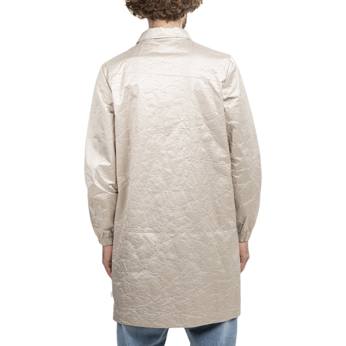 Nike Sportswear Style Essentials Men's Long Coaches Jacket (Beige) - Allike Store