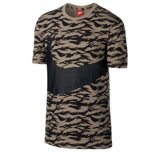 Nike Sportswear T-Shirt (Khaki / Schwarz) - Allike Store