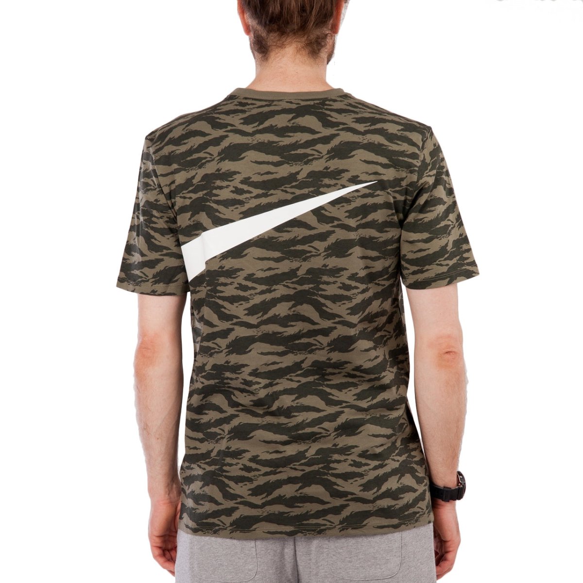 Nike Sportswear T-Shirt (Oliv / Weiß) - Allike Store