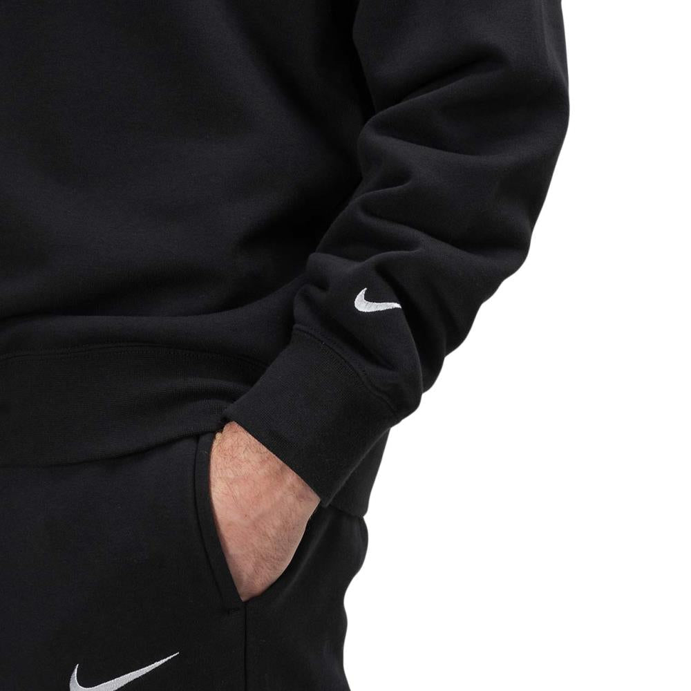 Nike Swoosh French Terry Crewneck (Schwarz) - Allike Store