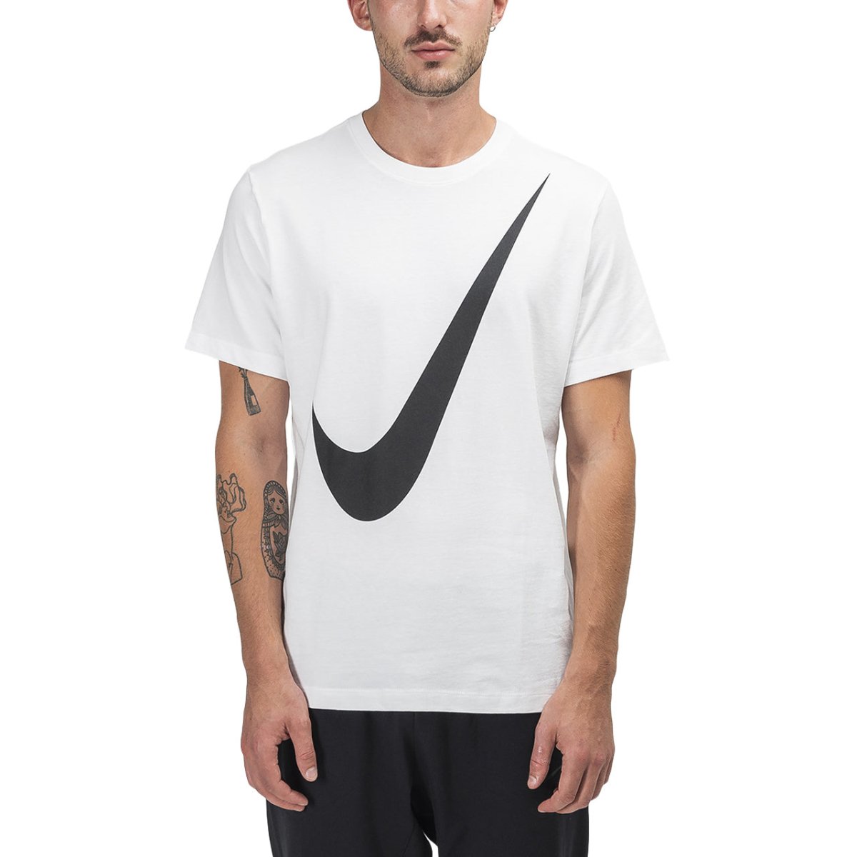 Nike Swoosh Tee (Weiß / Schwarz) - Allike Store