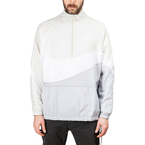 Nike Swoosh Woven Halfzip Jacket (Grau / Weiß / Beige) - Allike Store
