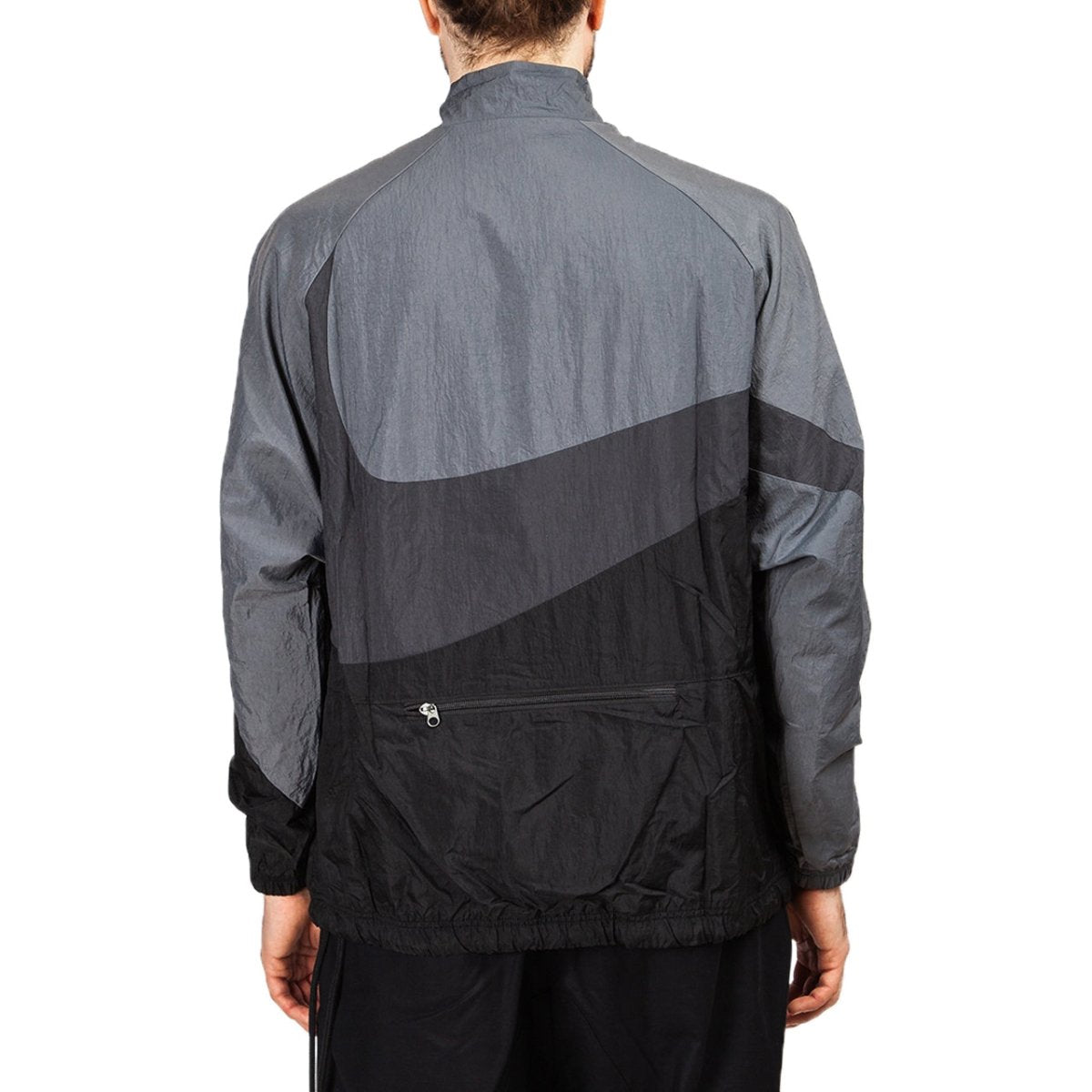 Nike Swoosh Woven Halfzip Jacket (Schwarz / Grau) - Allike Store