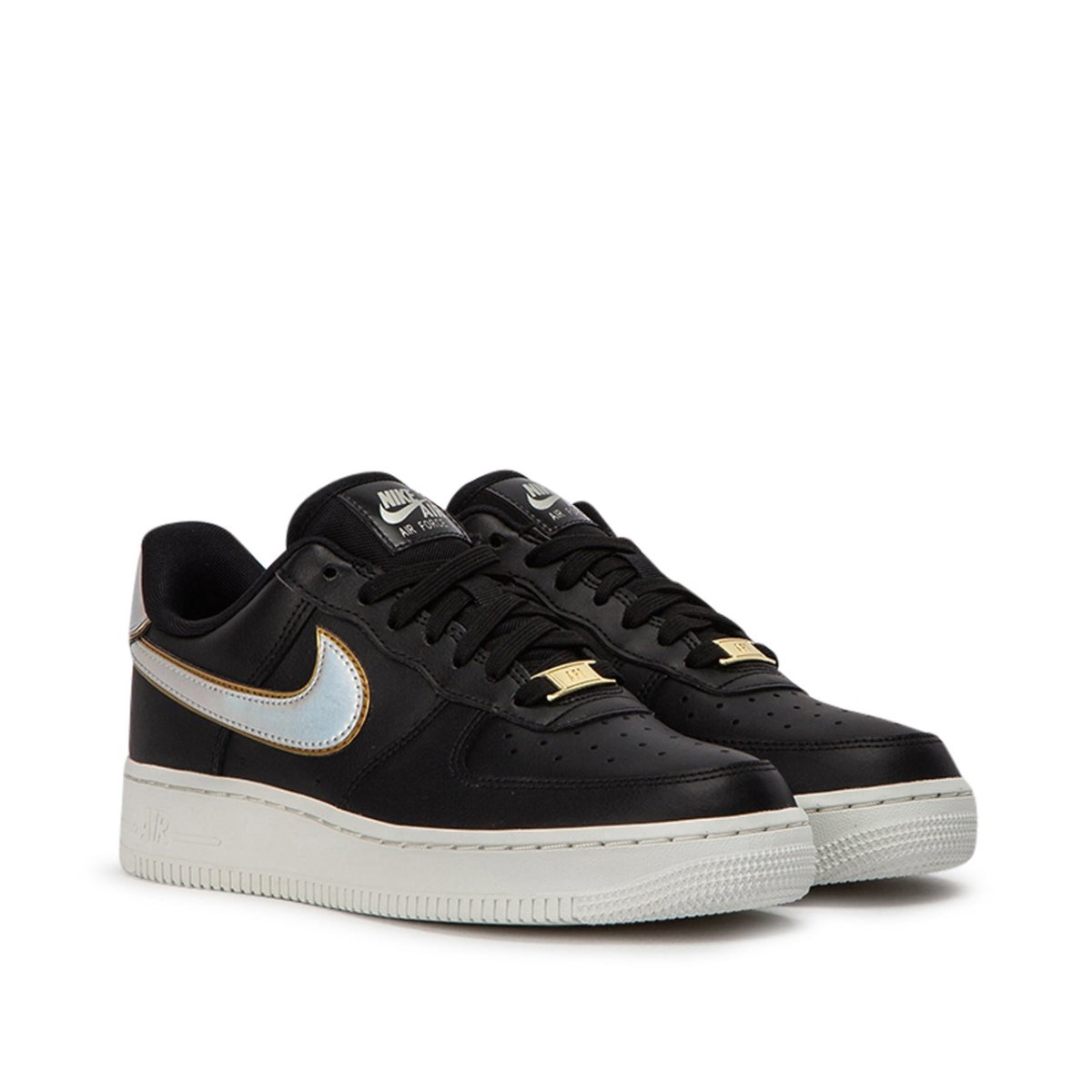 Nike Wmns Air Force 1 '07 Low ''Metallic'' (Schwarz)  - Allike Store