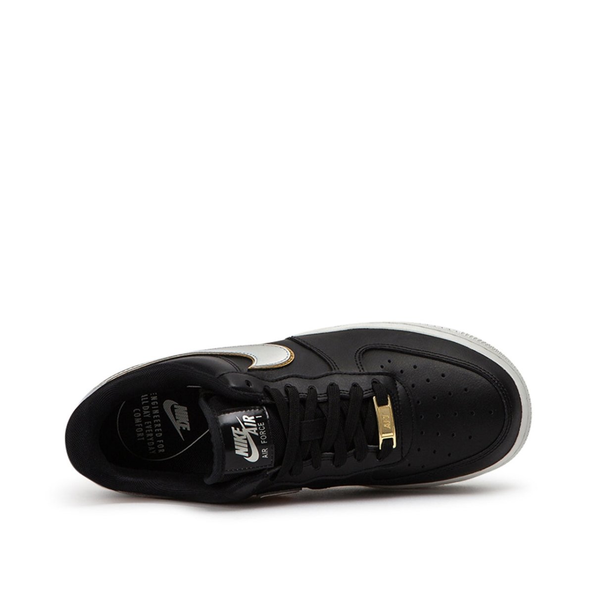 Nike Wmns Air Force 1 '07 Low ''Metallic'' (Schwarz)  - Allike Store