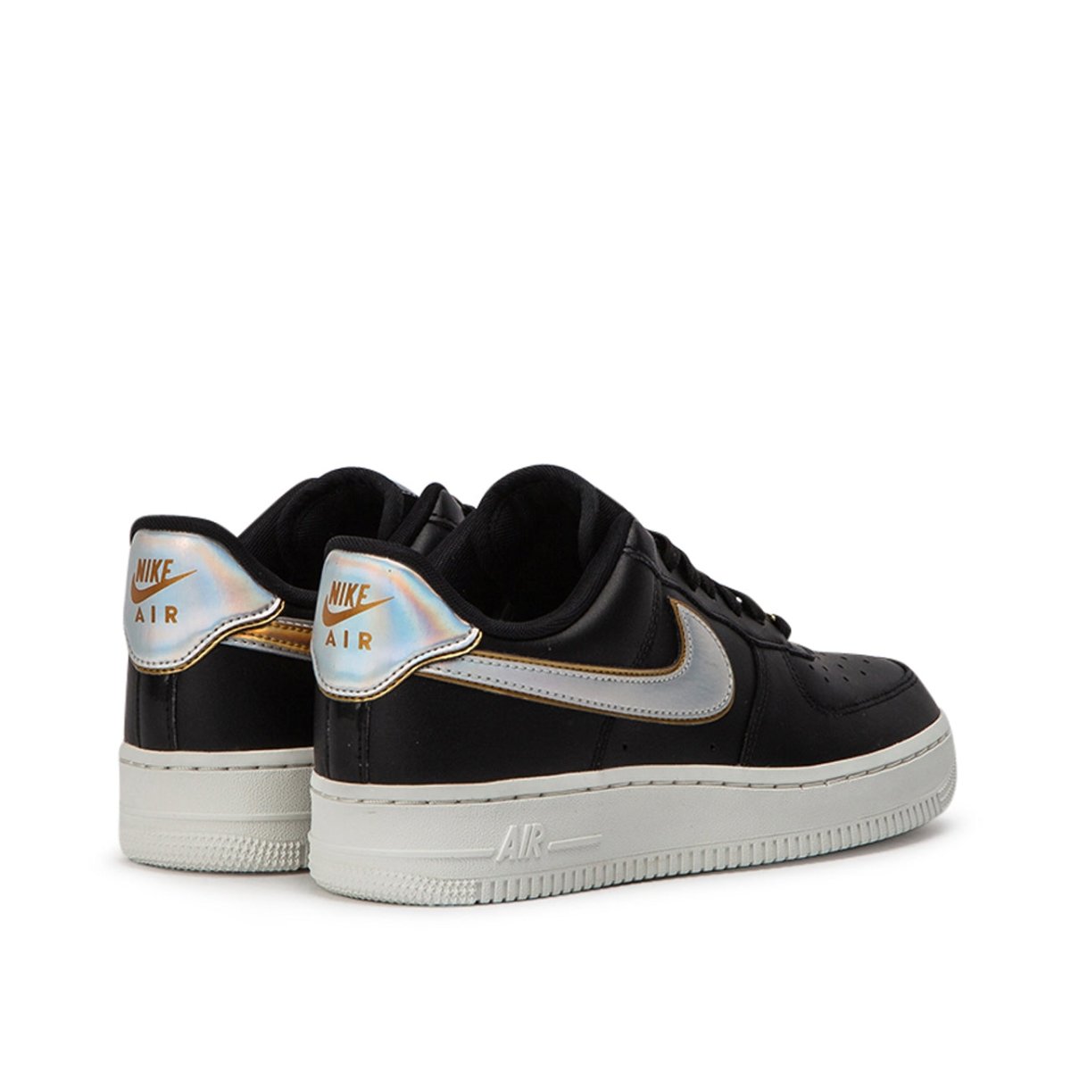 Nike Wmns Air Force 1 '07 Low ''Metallic'' (Schwarz)  - Allike Store