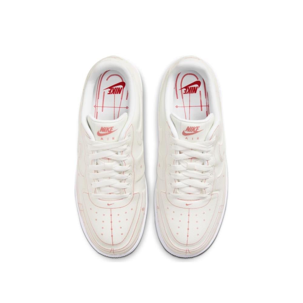 Nike WMNS Air Force 1 '07 LX (Weiß / Rot) - Allike Store