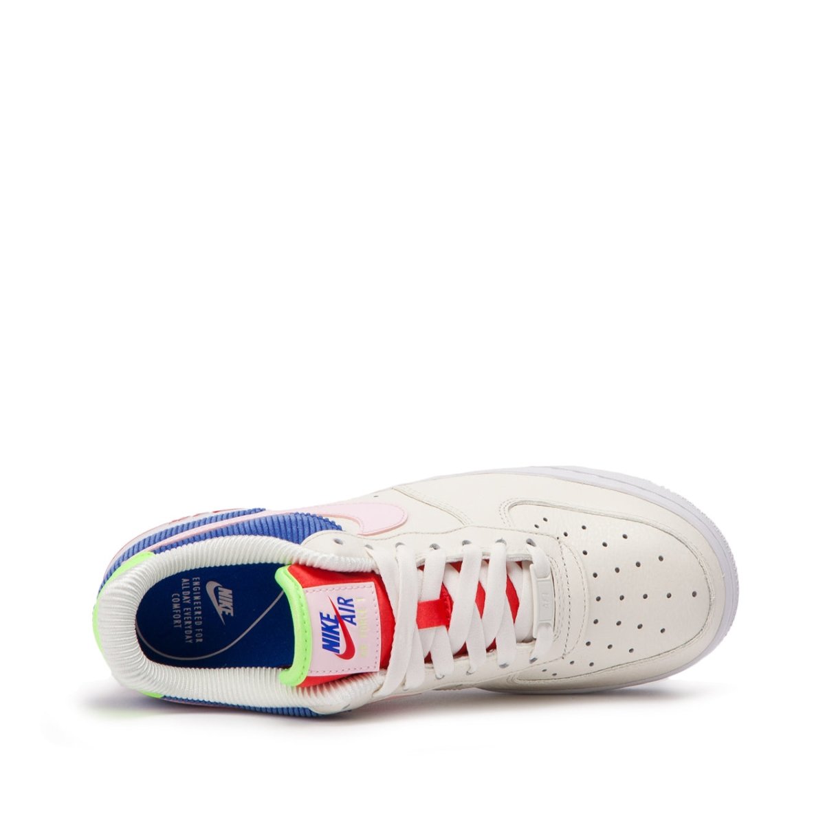 Nike WMNS Air Force 1 Low ''Corduroy Pack'' (Sail / Pink / Blau)  - Allike Store