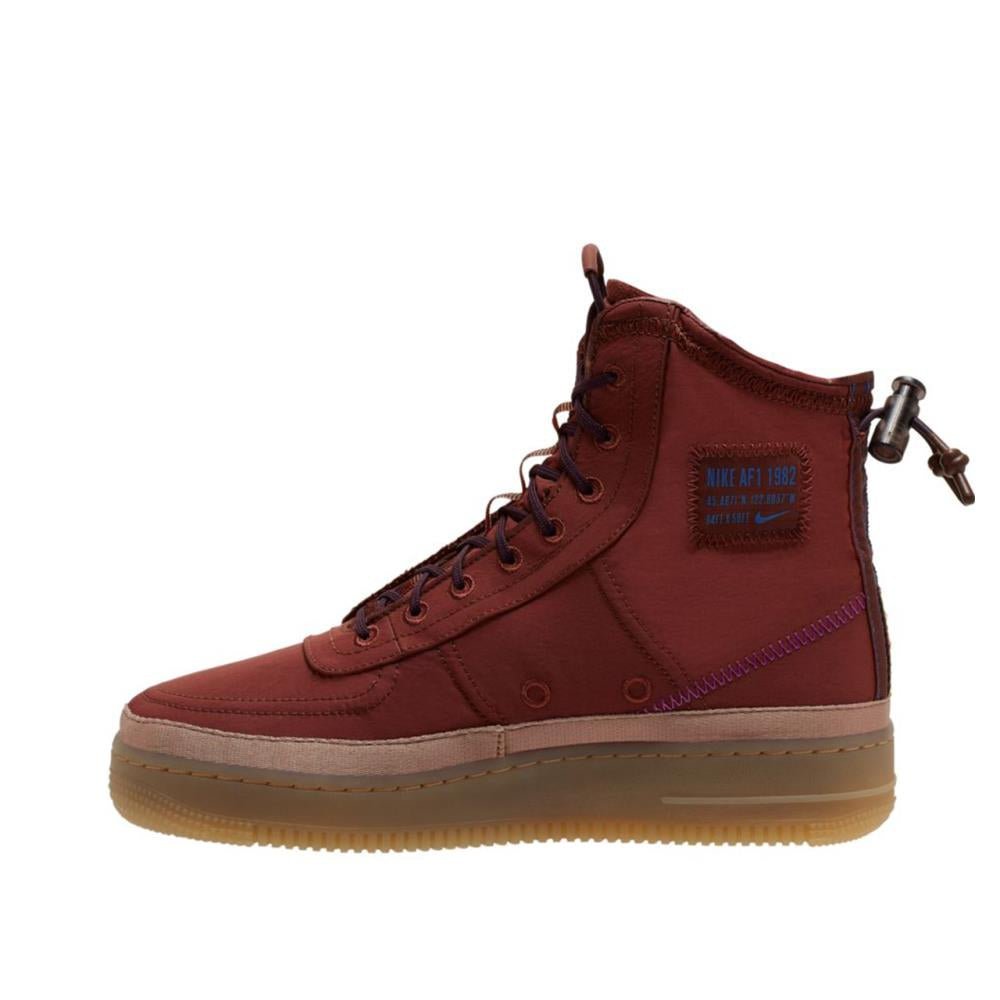 Nike WMNS Air Force 1 Shell (Bordeaux / Braun) - Allike Store