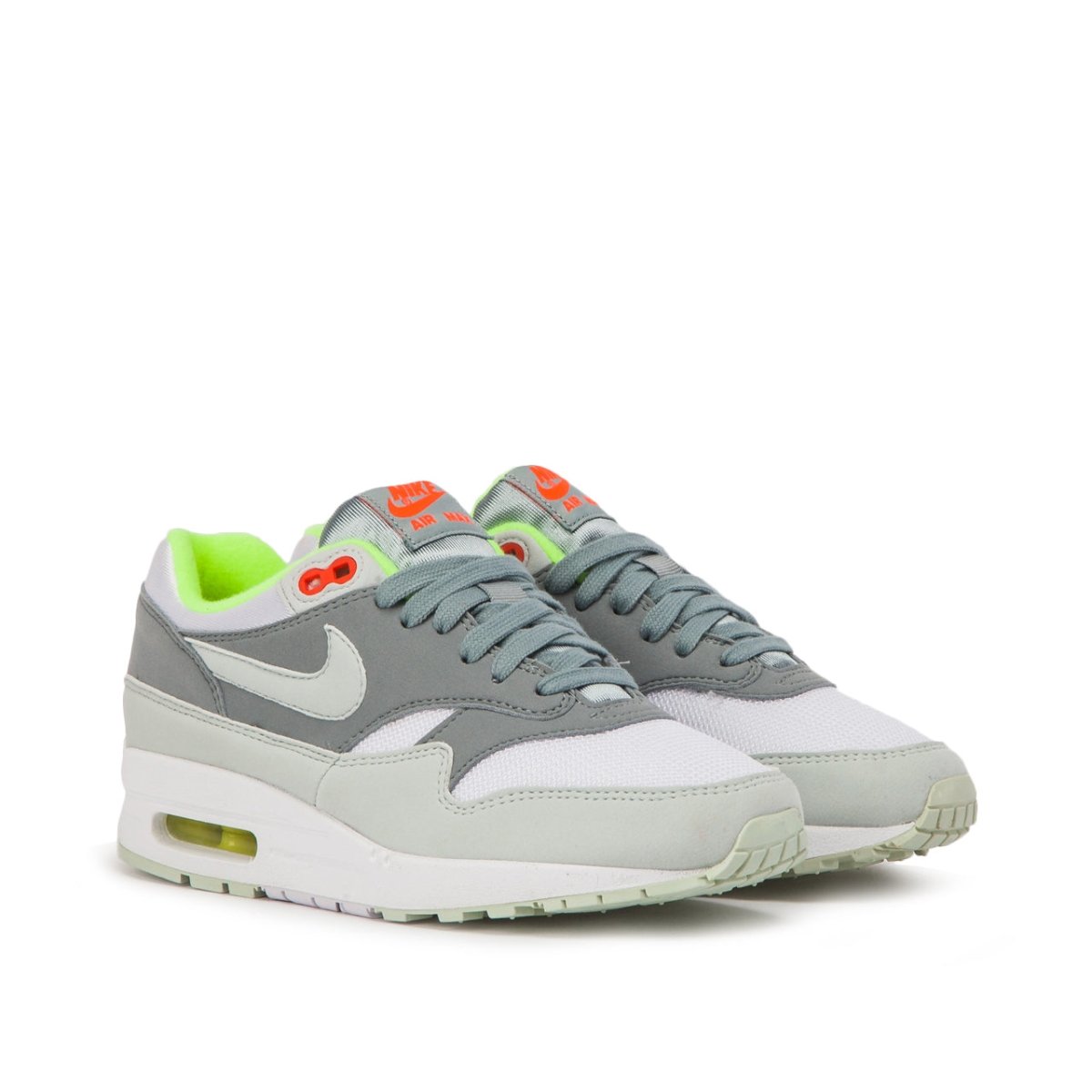 Nike WMNS Air Max 1 (Weiß / Grau / Volt) - Allike Store