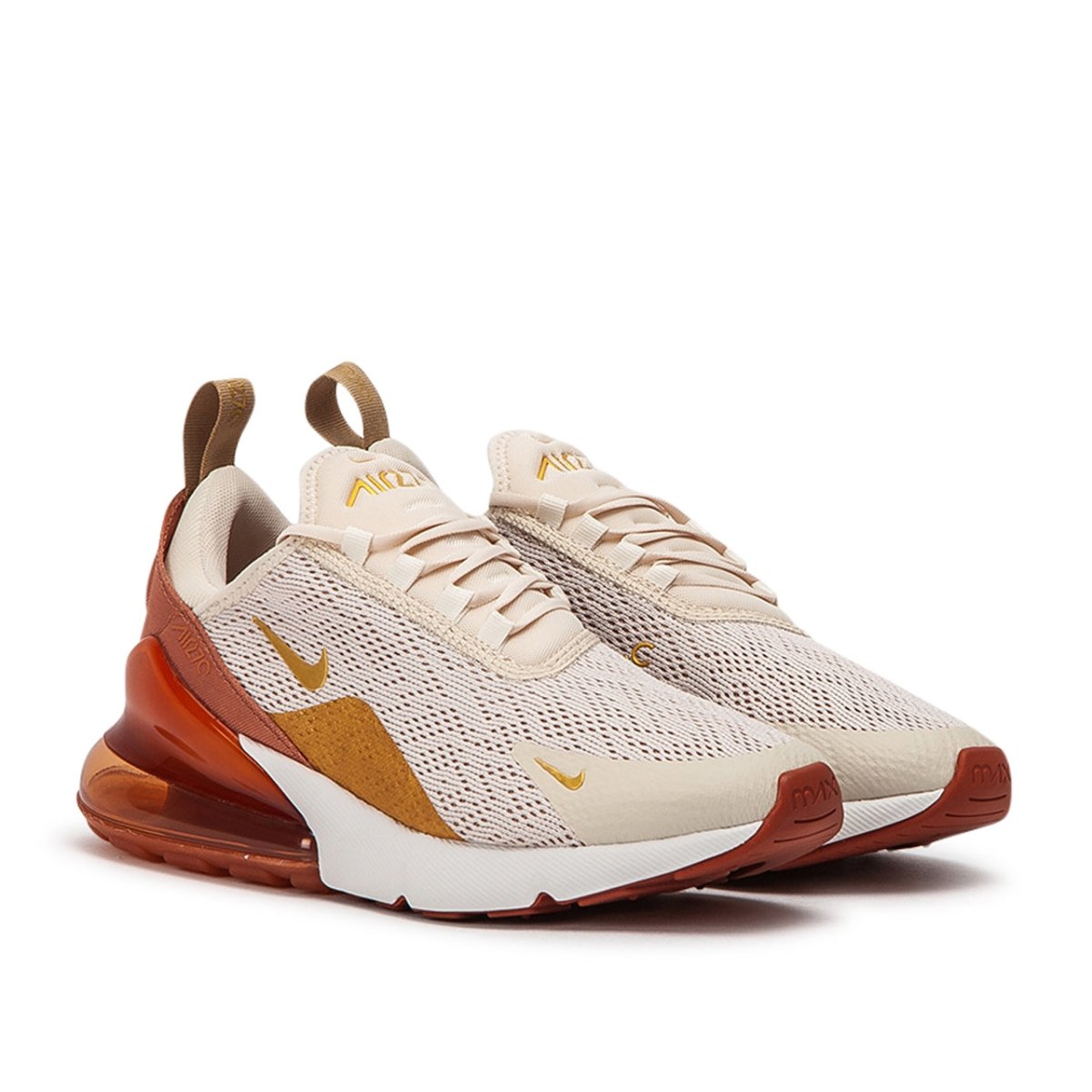 Nike WMNS Air Max 270 (Beige / Rot)  - Allike Store