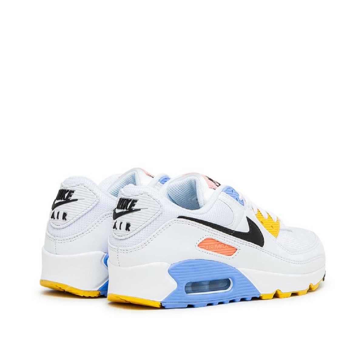 Nike WMNS Air Max 90 (Weiß / Blau / Gelb) - Allike Store