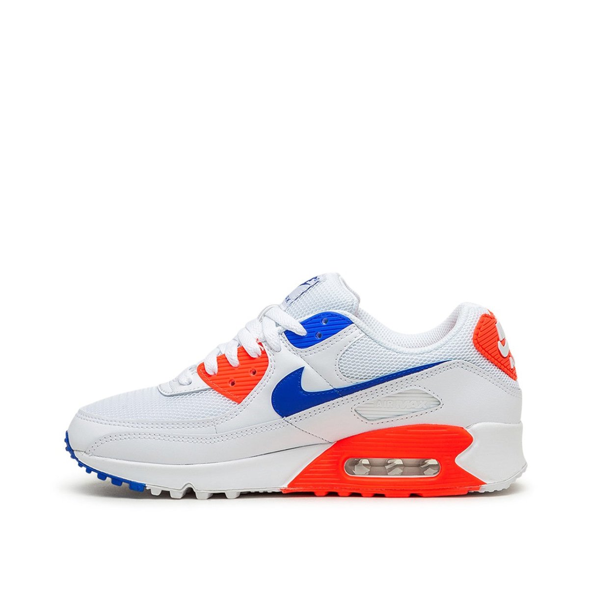 Nike WMNS Air Max 90 (Weiß / Blau / Orange)  - Allike Store