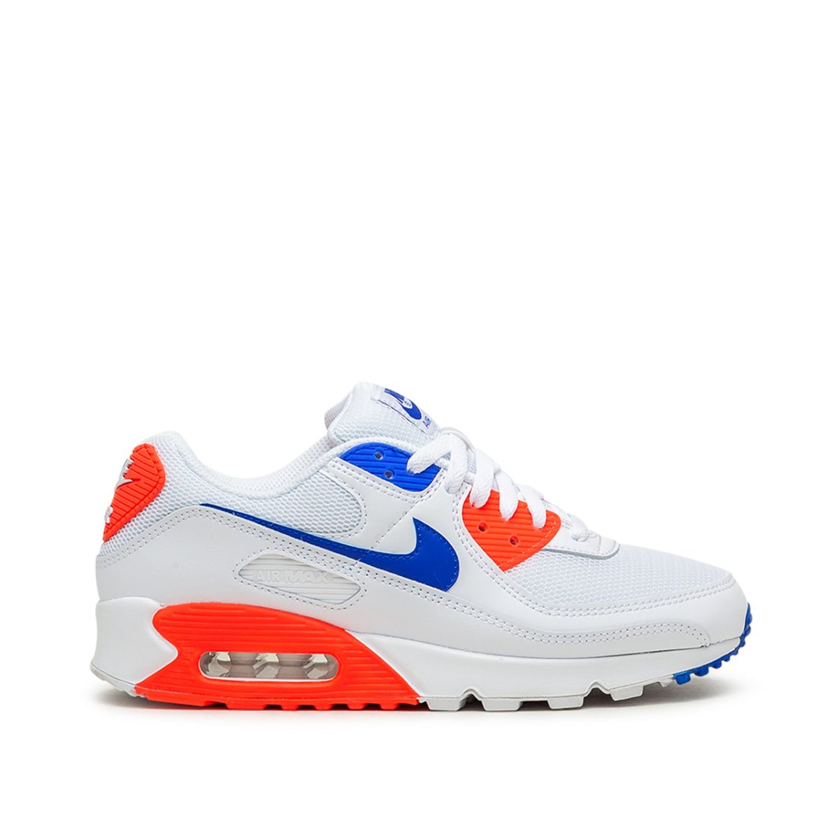 Nike WMNS Air Max 90 (Weiß / Blau / Orange) - Allike Store