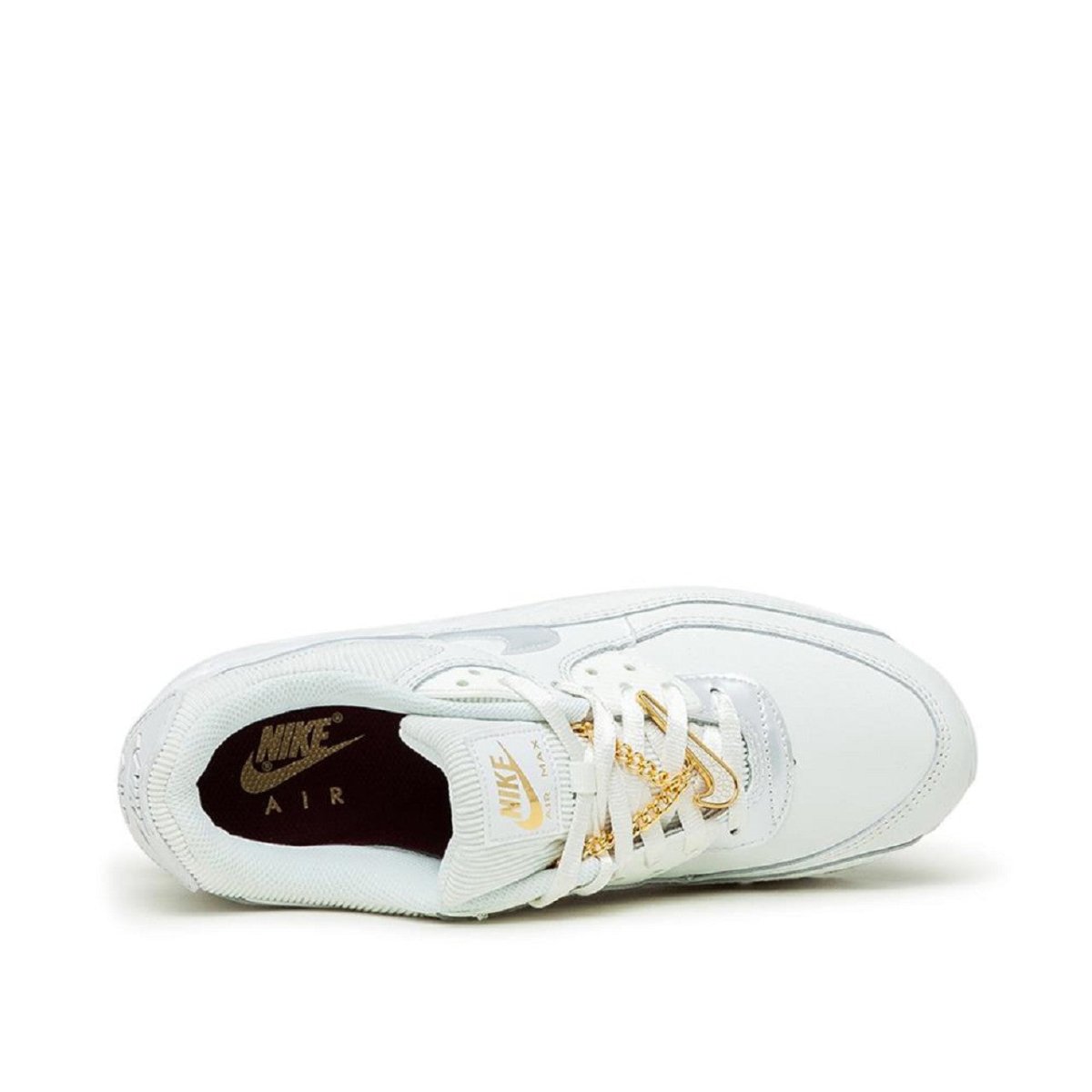 Nike WMNS Air Max 90 (Weiß / Gold)  - Allike Store