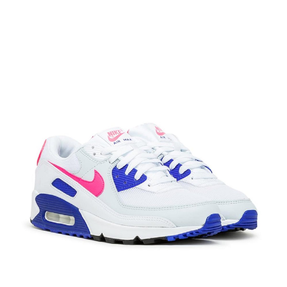 Nike WMNS Air Max 90 (Weiß / Grau / Blau / Pink)  - Allike Store