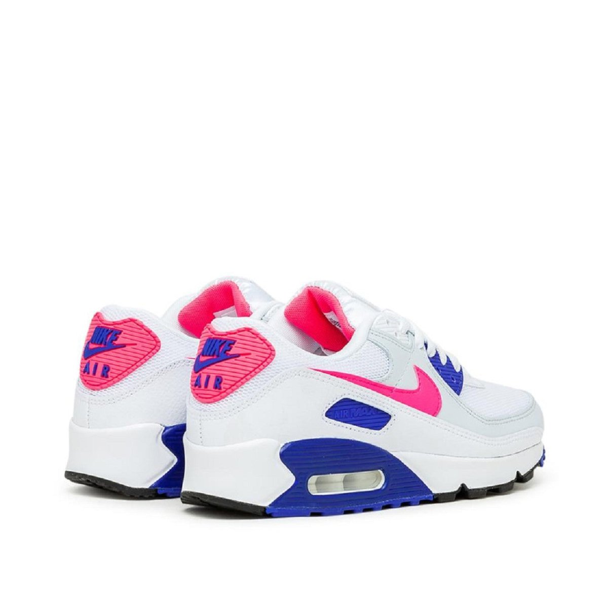 Nike WMNS Air Max 90 (Weiß / Grau / Blau / Pink)  - Allike Store