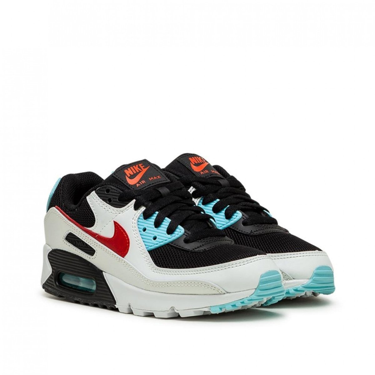 Nike WMNS Air Max 90 (Weiß / Schwarz / Rot) - Allike Store