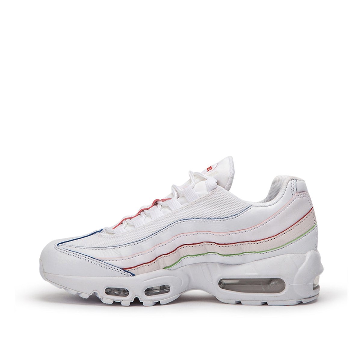 Nike WMNS Air Max 95 'Triple White' Colored Borders (Weiß)  - Allike Store