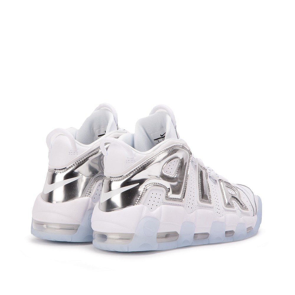 Nike WMNS Air More Uptempo (Weiß / Chrome) - Allike Store