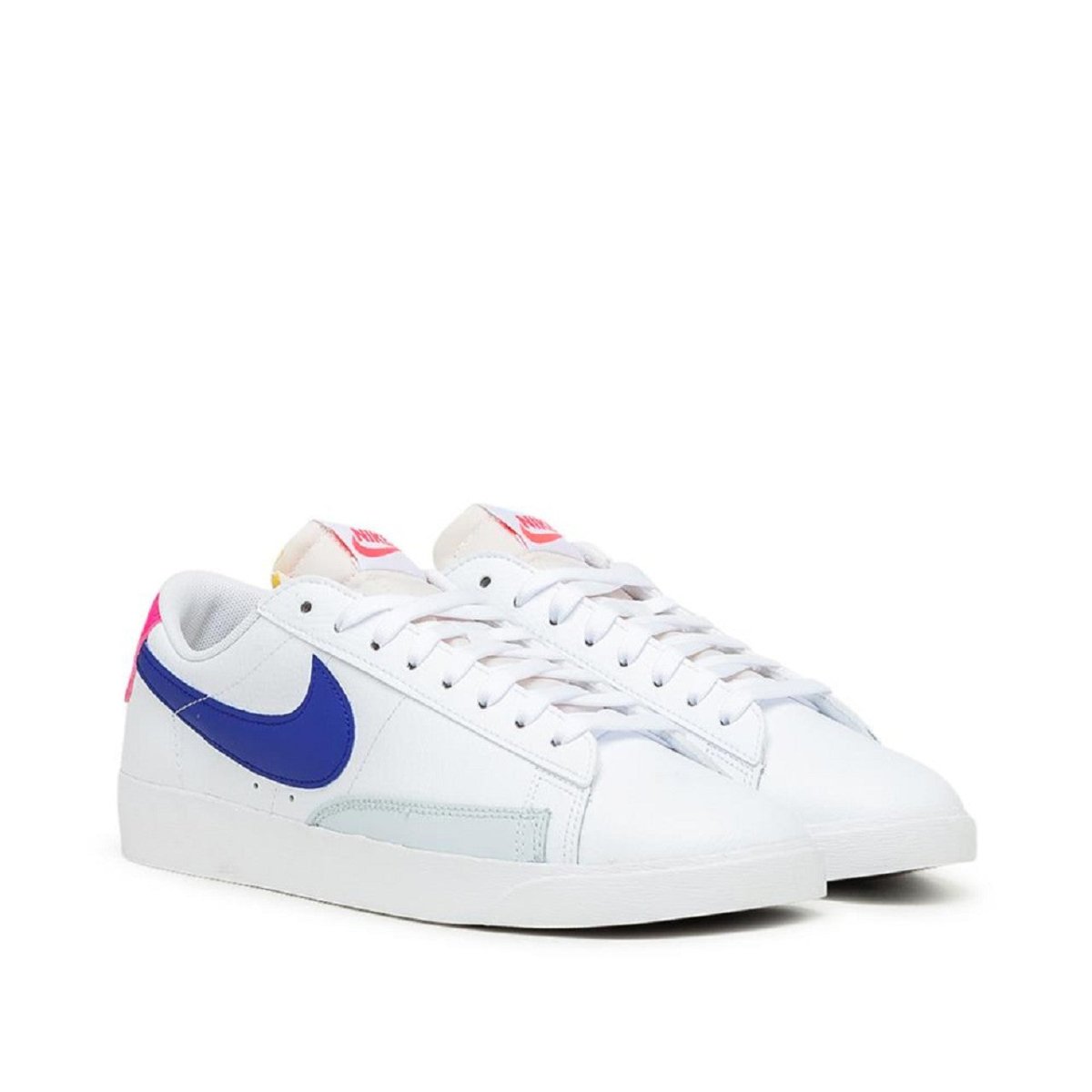 Nike WMNS Blazer Low (Weiß / Blau / Pink)  - Allike Store