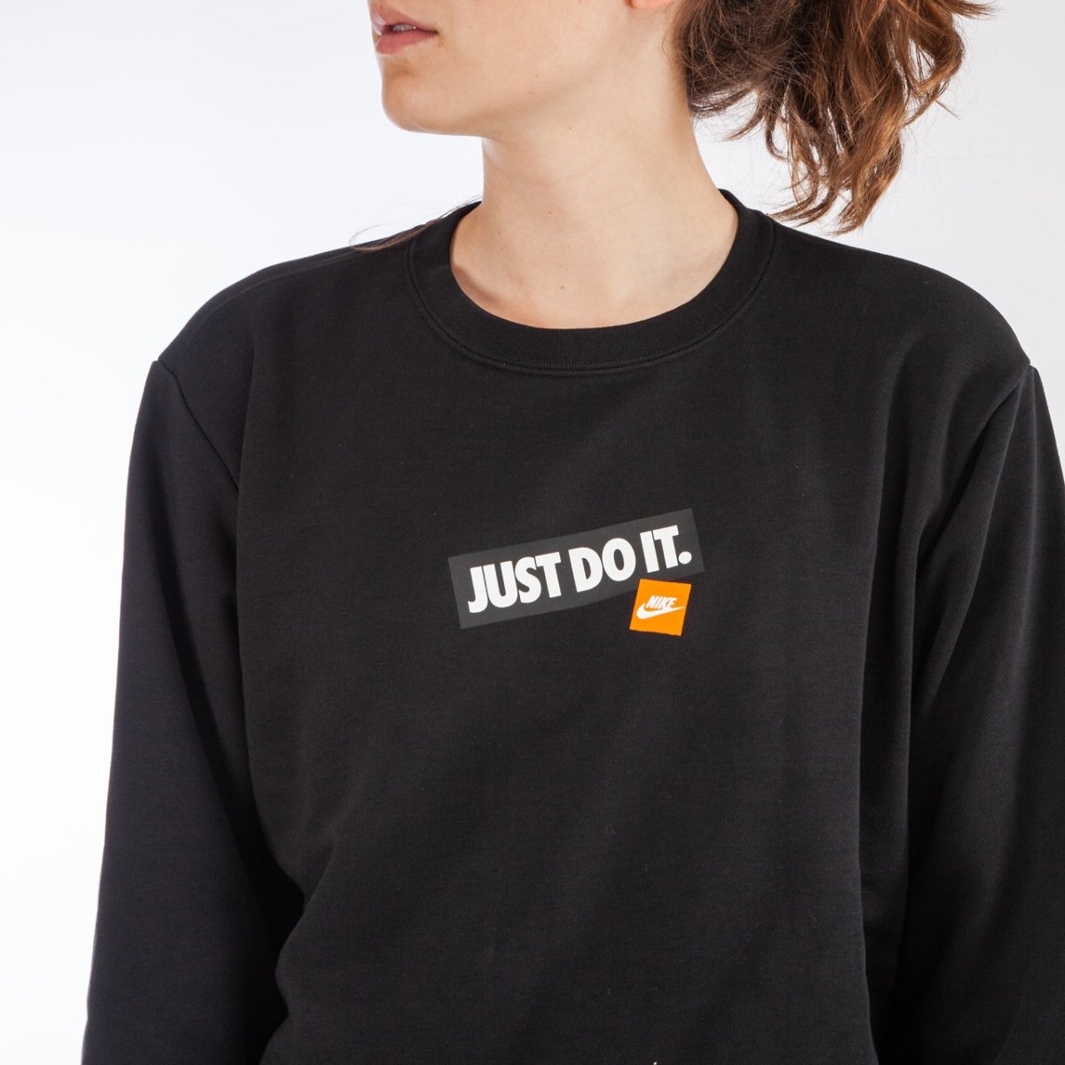 Nike WMNS ''Just Do It'' Crewneck (Schwarz) - Allike Store