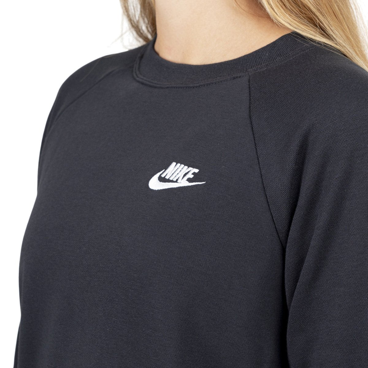 Nike WMNS Sportswear Essential Fleece Shirt (Schwarz) - Allike Store