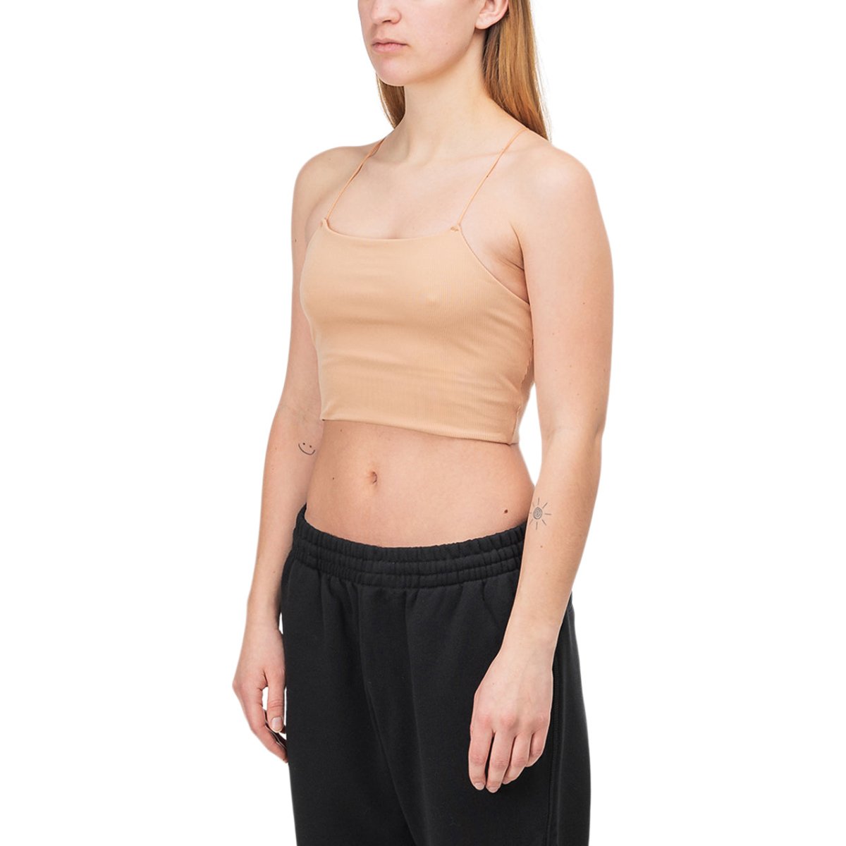 Nike WMNS Yoga Luxe Strappy Cami Top (Pfirsich)  - Allike Store