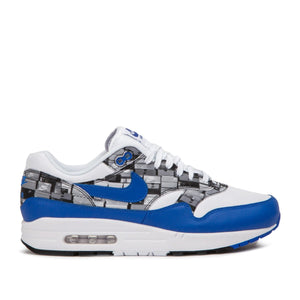 Nike x Atmos Air Max 1 Print 'We Love Nike' (Weiß / Blau) - Allike Store