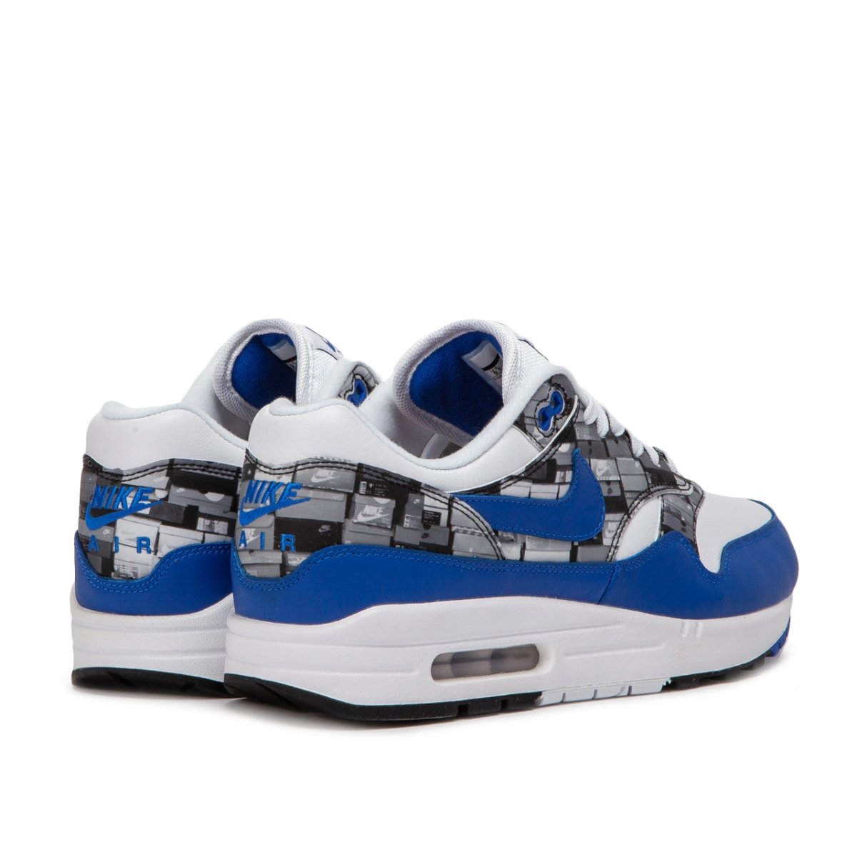 Nike x Atmos Air Max 1 Print 'We Love Nike' (Weiß / Blau) - Allike Store