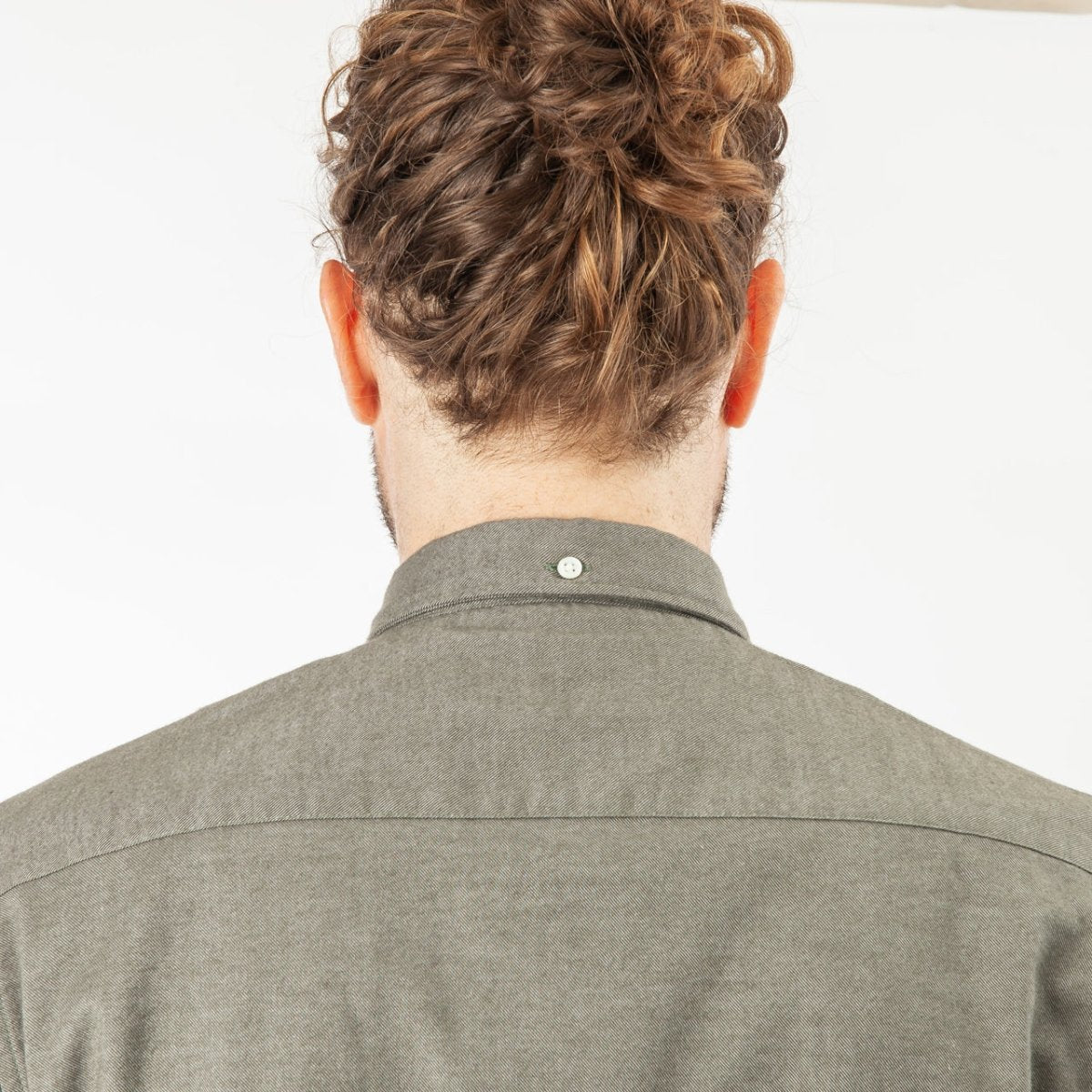 Norse Projects Anton Brushed Flannel (Grün) - Allike Store
