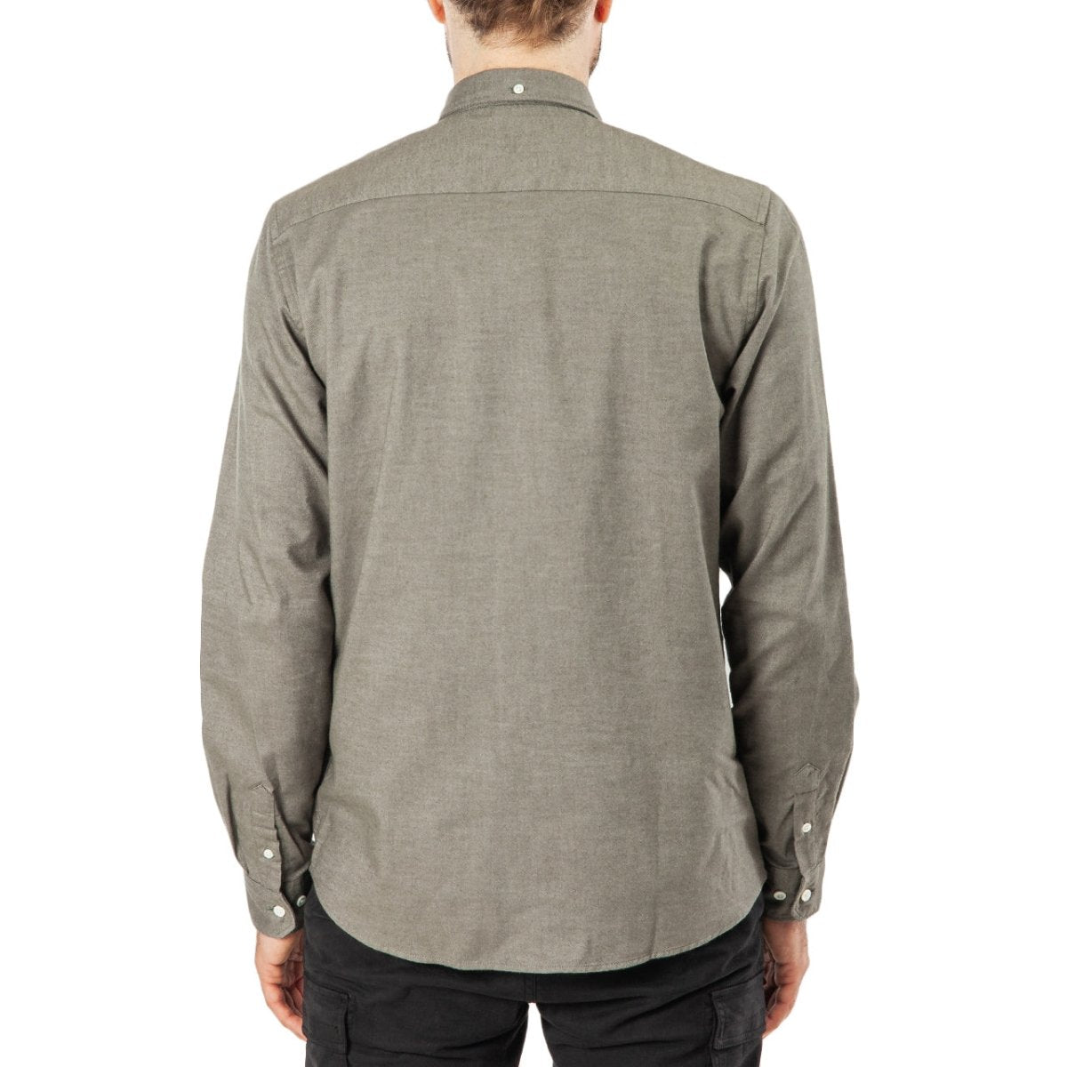 Norse Projects Anton Brushed Flannel (Grün) - Allike Store