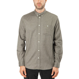 Norse Projects Anton Brushed Flannel (Grün) - Allike Store