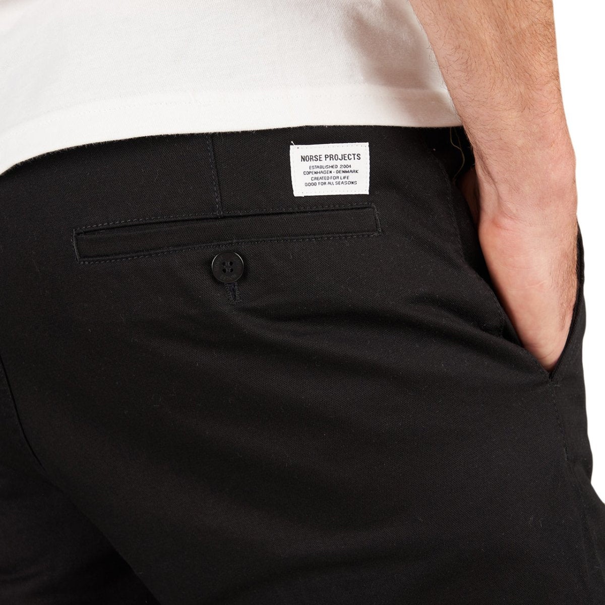 Norse Projects Aros Heavy Pants (Schwarz) - Allike Store