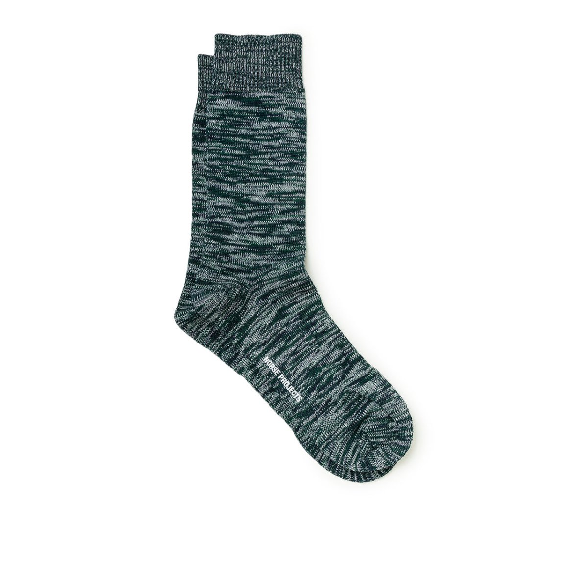 Norse Projects Bjarki Blend Socks (Dunkelgrün) - Allike Store