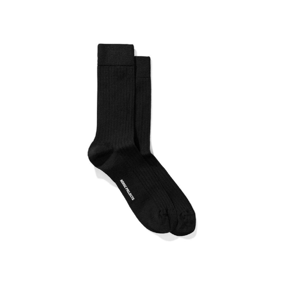 Norse Projects Bjarki Fine Rib Socks (Schwarz) - Allike Store
