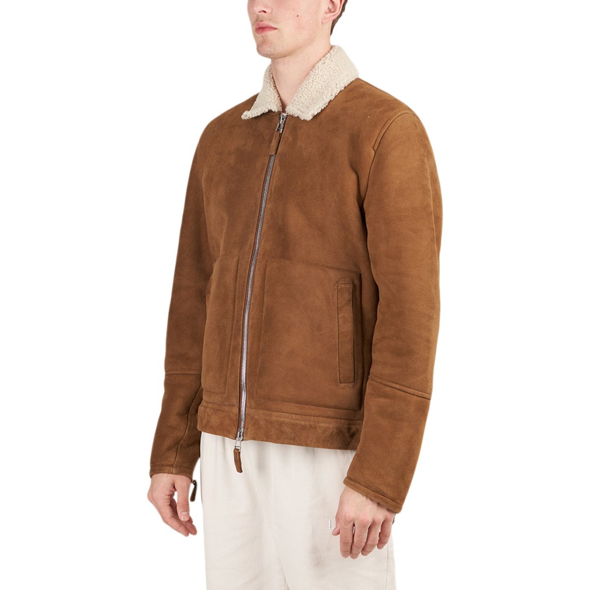 Norse Projects Elliot Shearling Jacket (Camel) - Allike Store