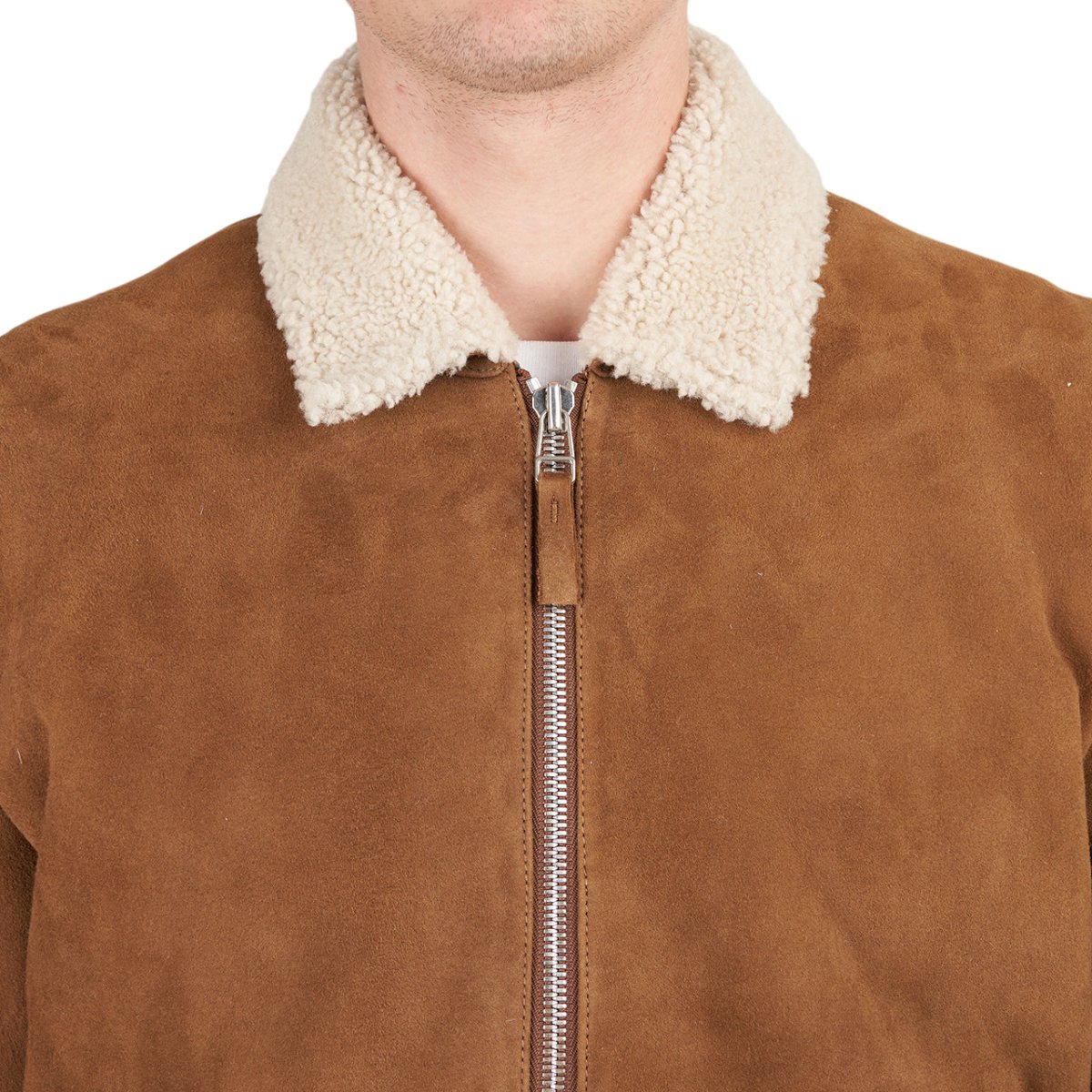 Norse Projects Elliot Shearling Jacket (Camel) - Allike Store