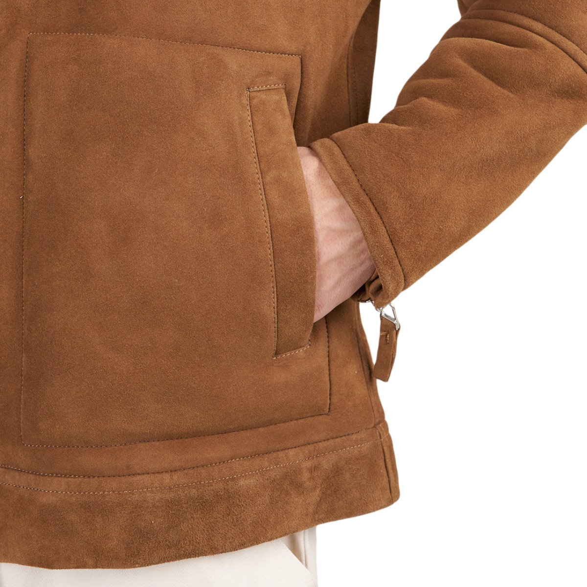 Norse Projects Elliot Shearling Jacket (Camel) - Allike Store
