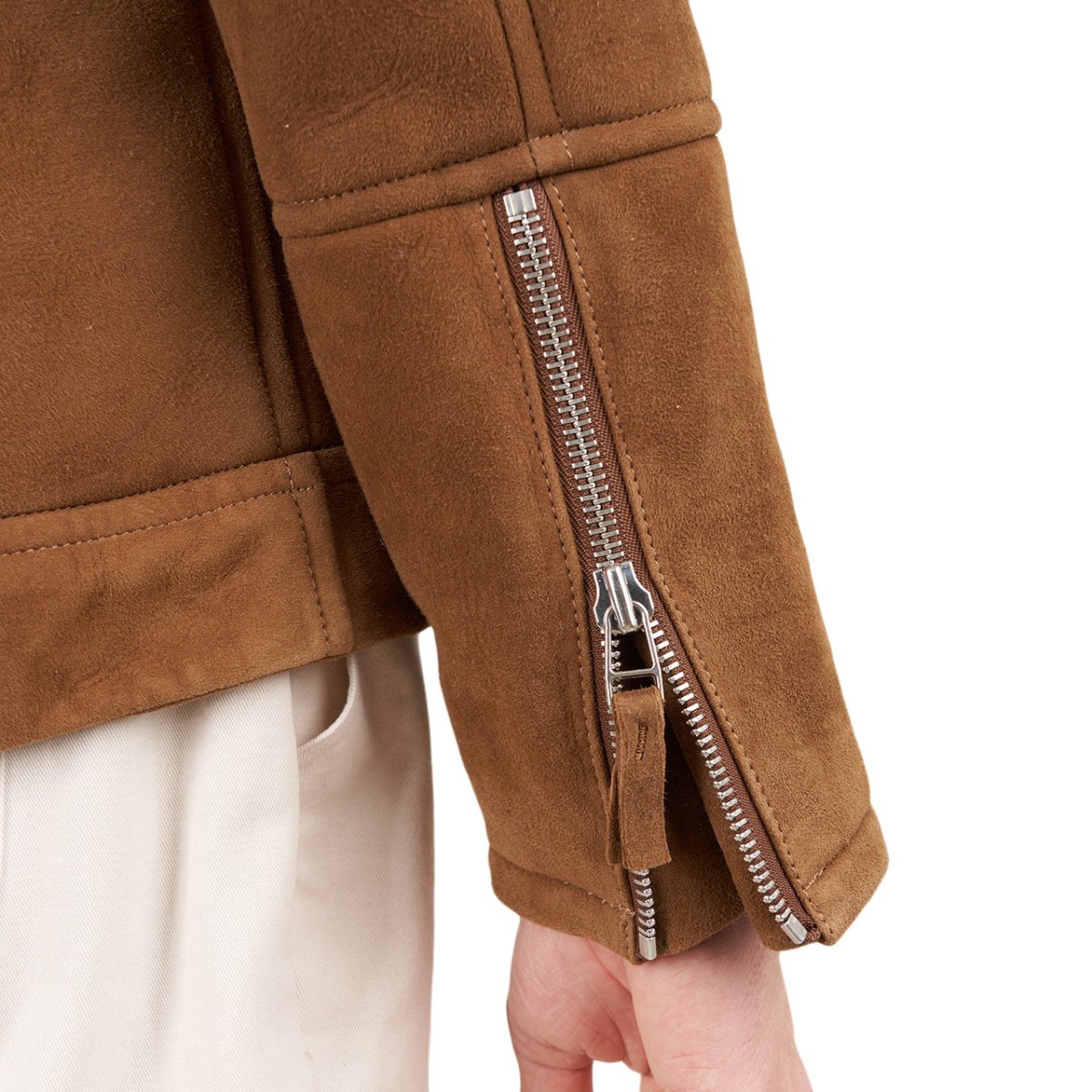 Norse Projects Elliot Shearling Jacket (Camel) - Allike Store