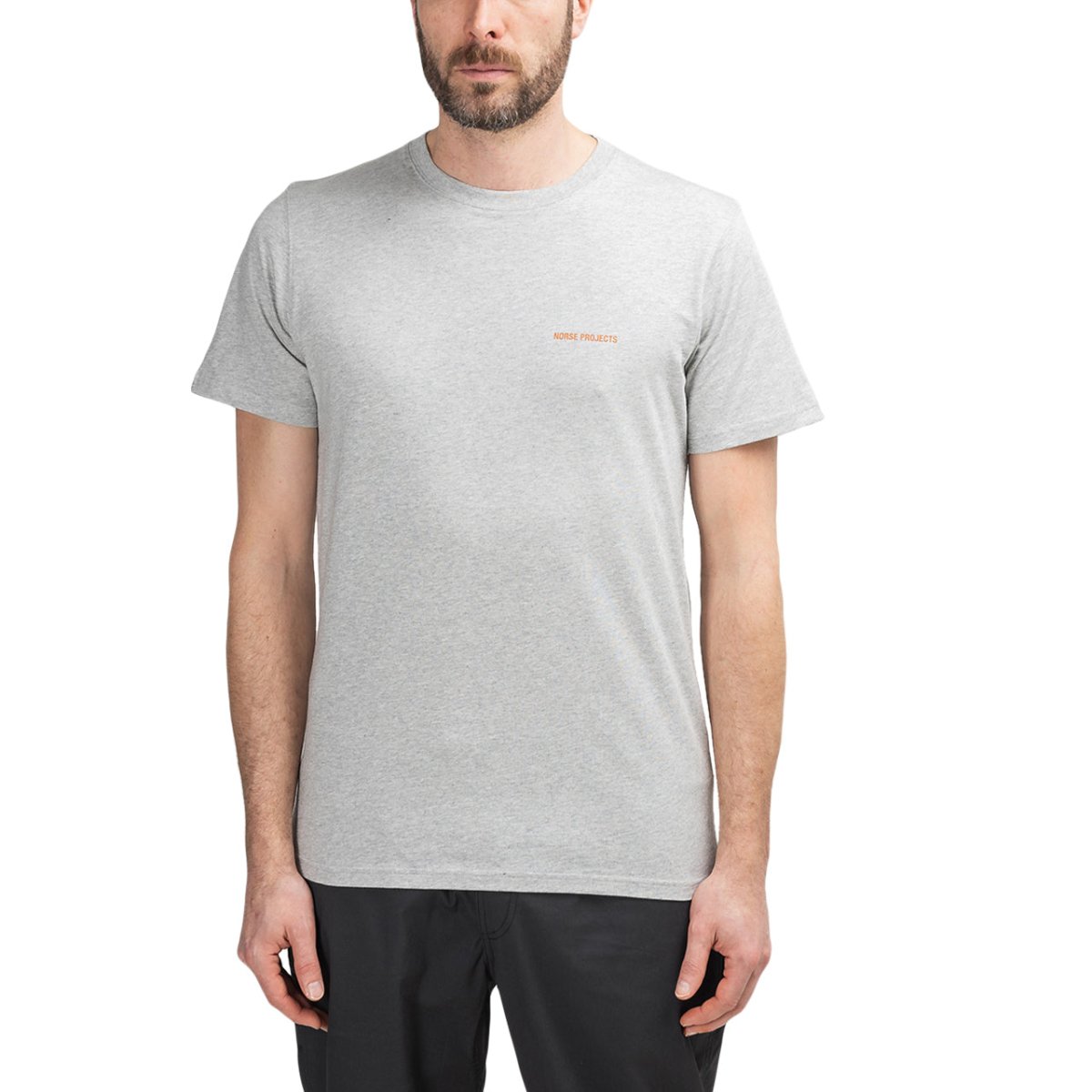 【関税込み】NORSE PROJECTS グレー Niels Tシャツ Norse Projects Niels Standard T-Shirt Light Grey Melange