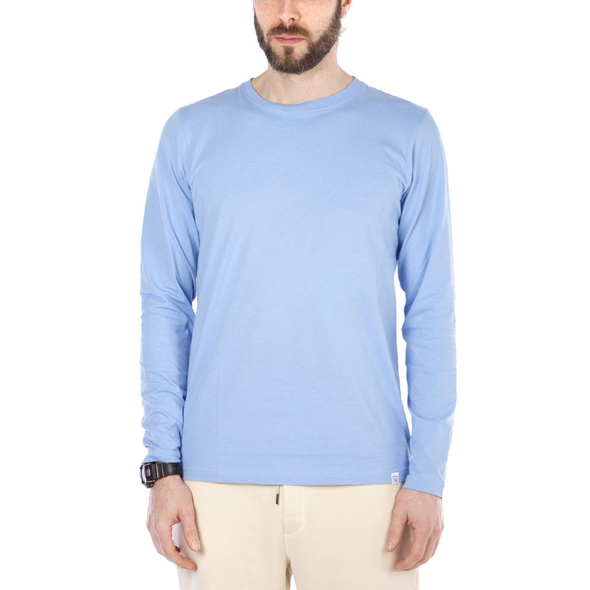 Norse Projects Niels Standard LS (Blau) - Allike Store