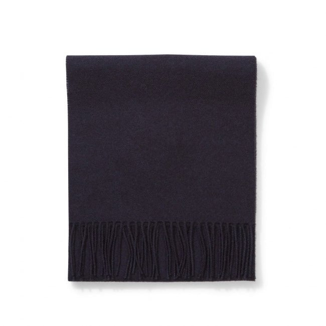 Norse Projects Norse x Johnstons Lambswool Scarf (Navy) - Allike Store