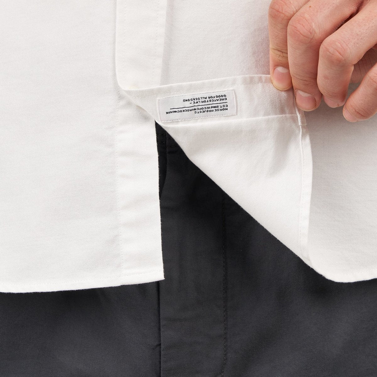Norse Projects Osvald Oxford SS Shirt (Weiß) - Allike Store