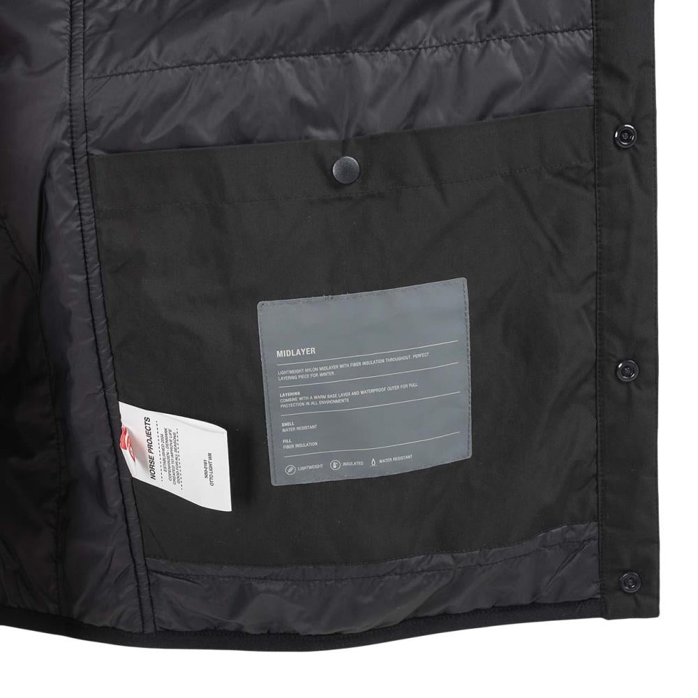 Norse Projects Otto Light WR Jacket (Schwarz) - Allike Store