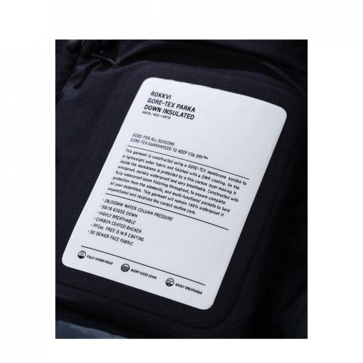 Norse Projects Rokkvi 5.0 Gore-Tex Parka (Navy) - Allike Store