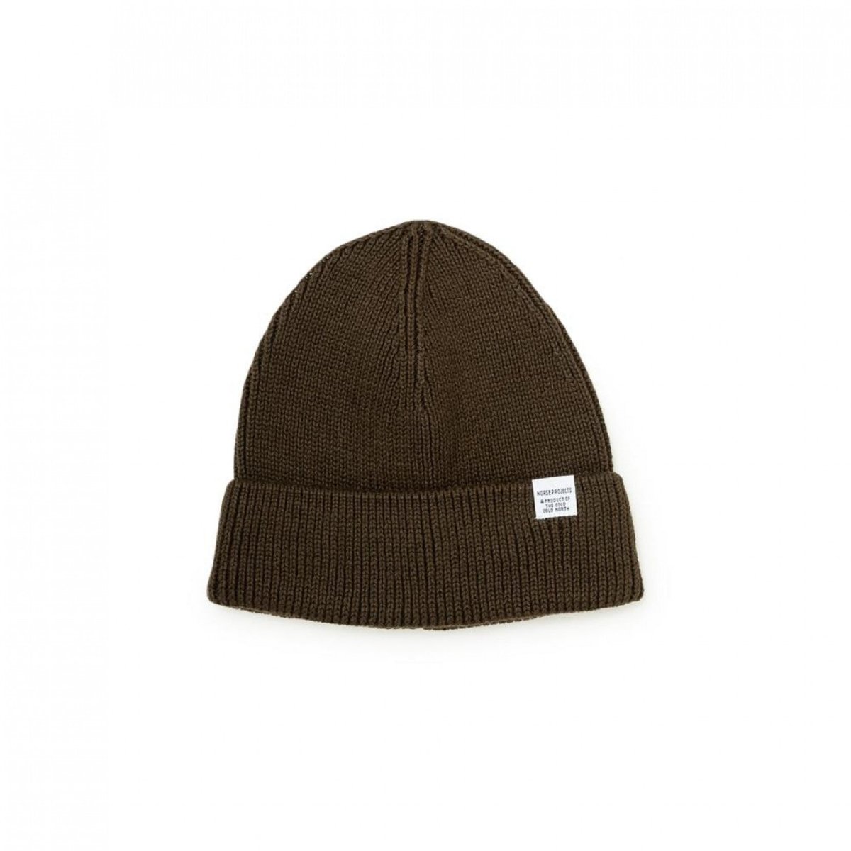 Norse Projects Short Beanie (Olivgrün) - Allike Store